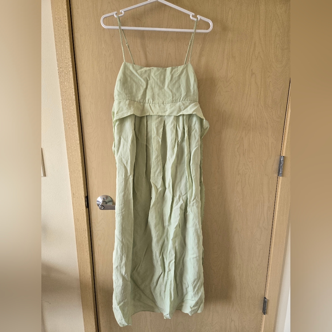 Nwt Vince Green Midi Dress (Xxs)